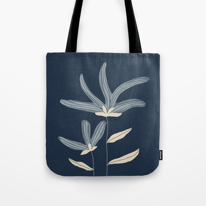 Two Flowers Tote Bag Gallery Image 1
