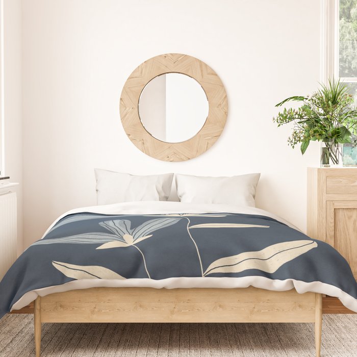 Two Flowers Duvet Cover Gallery Image 3