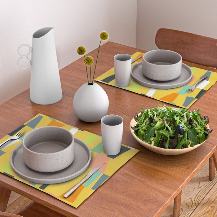Modern Geometric 39 Placemat Gallery Image 2