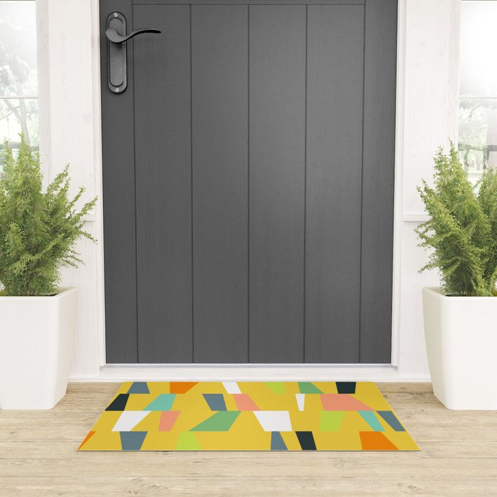 Modern Geometric 39 Welcome Mat Gallery Image 3
