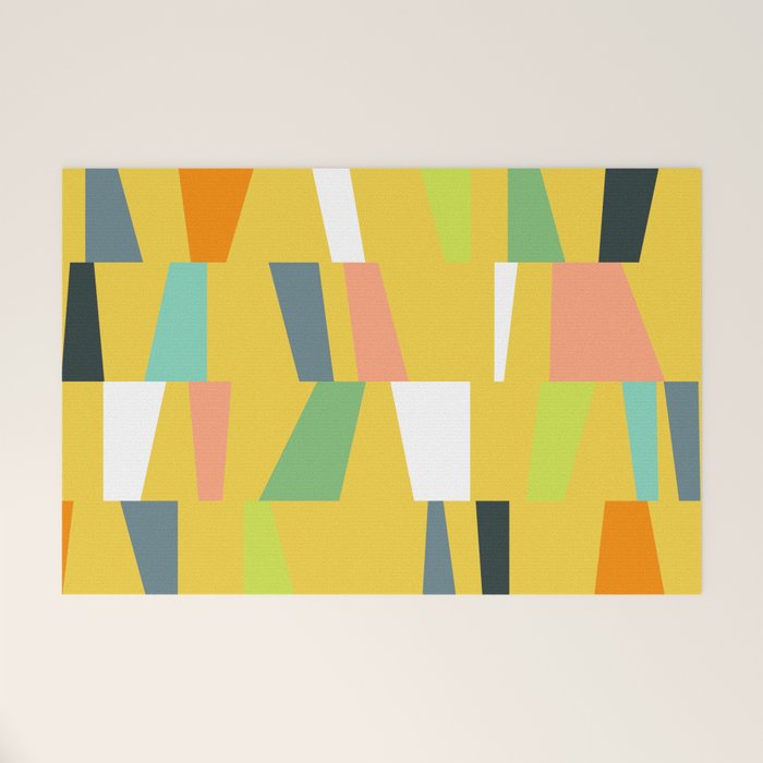 Modern Geometric 39 Welcome Mat Gallery Image 1