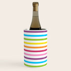 Rainbow Stripe Pattern Colorful Rainbow Lines Wine Chiller Gallery Image 1