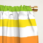 Rainbow Stripe Pattern Colorful Rainbow Lines Window Curtain Gallery Image 2