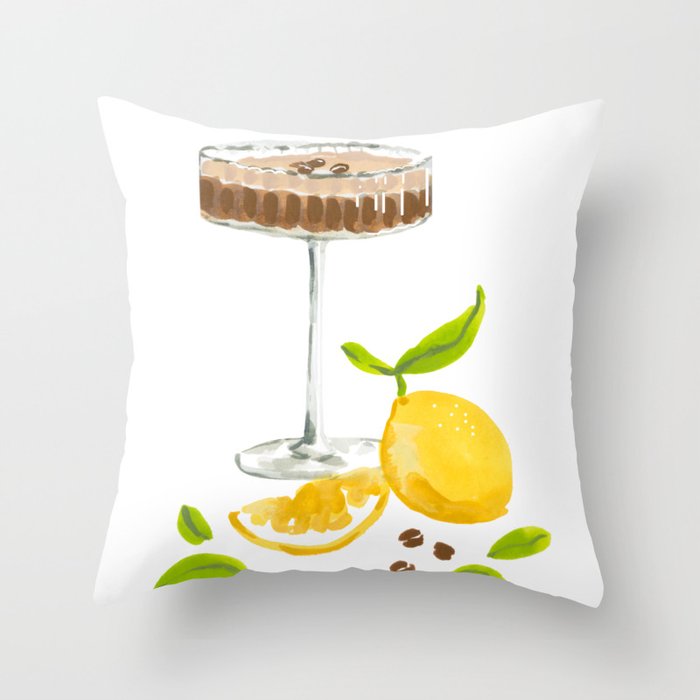 Espresso Martini Throw Pillow Gallery Image 1