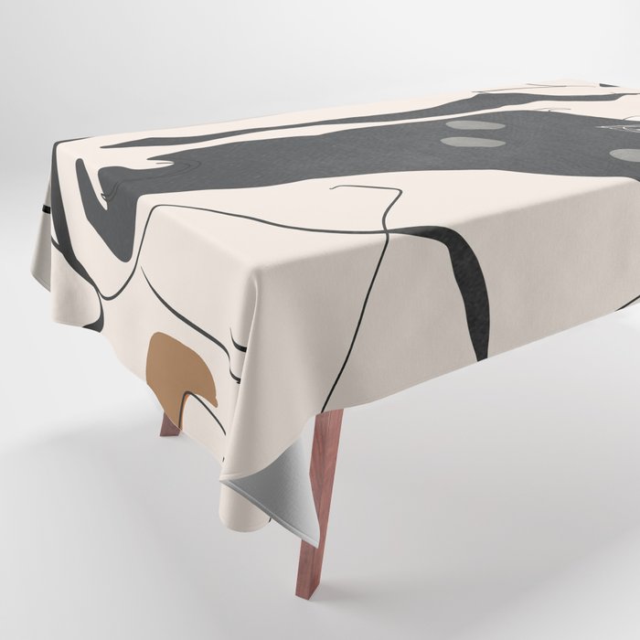 Abstract Minimal Horse 3 Tablecloth Gallery Image 1