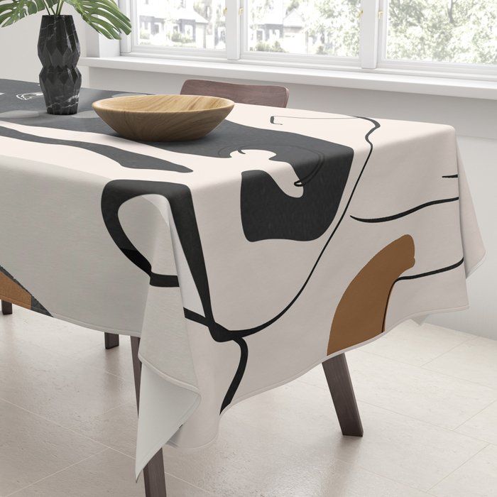Abstract Minimal Horse 3 Tablecloth Gallery Image 3