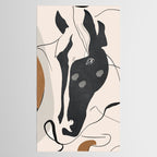 Abstract Minimal Horse 3 Tablecloth Gallery Image 2