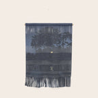 Fireflies Near Minumagawa River - Vintage Japanese Woodblock Print Art By Kawase Hasui Wall Hanging Gallery Image 1