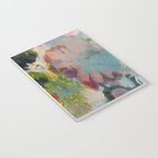 pink summer roses 3 triptych abstract Notebook Gallery Image 3