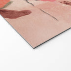 pink summer roses 3 triptych abstract Welcome Mat Gallery Image 2