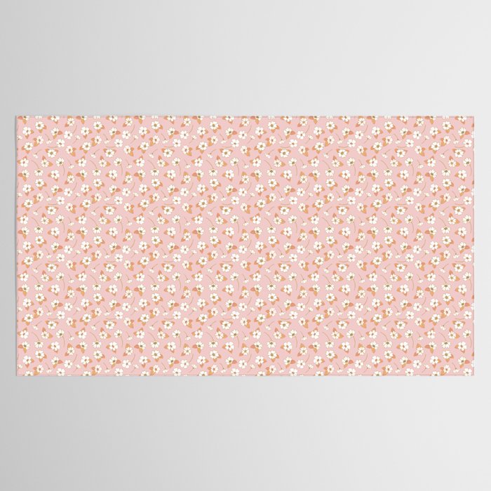 Spring Garden Dlicate Blooms - Pink Tablecloth Gallery Image 2