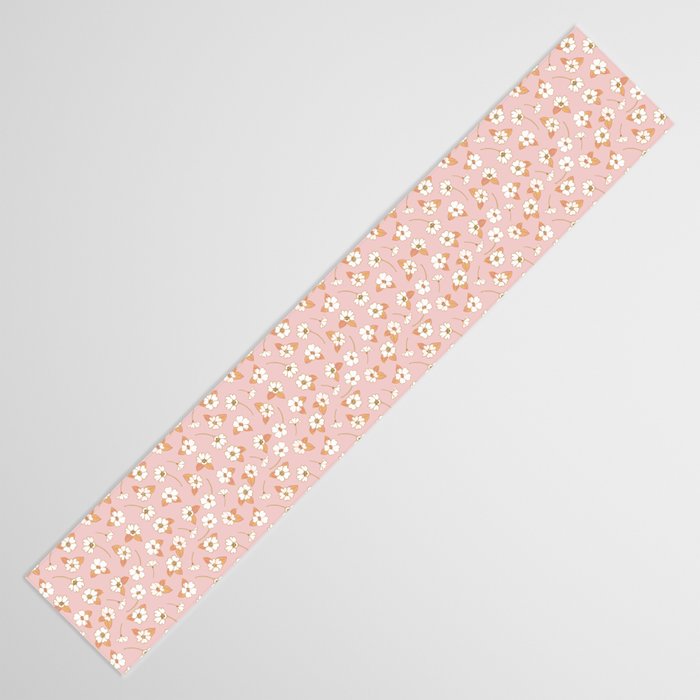 Spring Garden Dlicate Blooms - Pink Table Runner Gallery Image 3