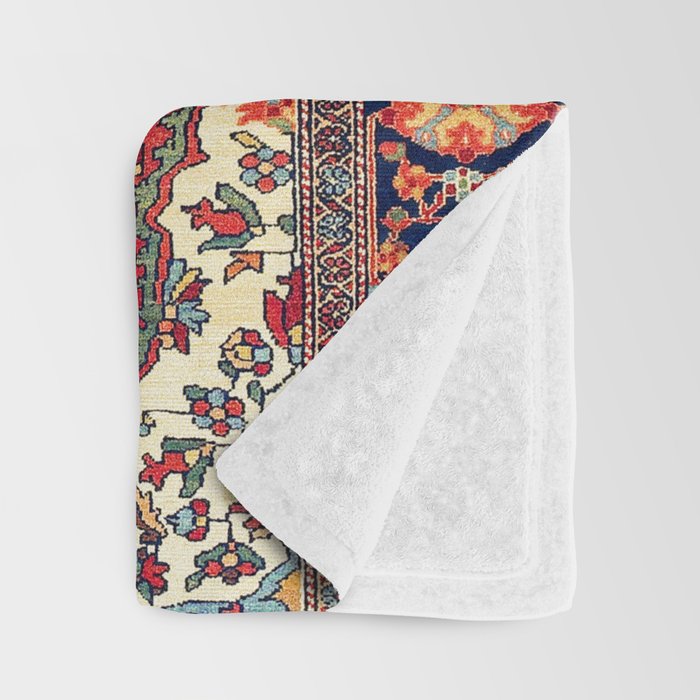 Farahan Arak West Persian Rug Print Throw Blanket Gallery Image 3