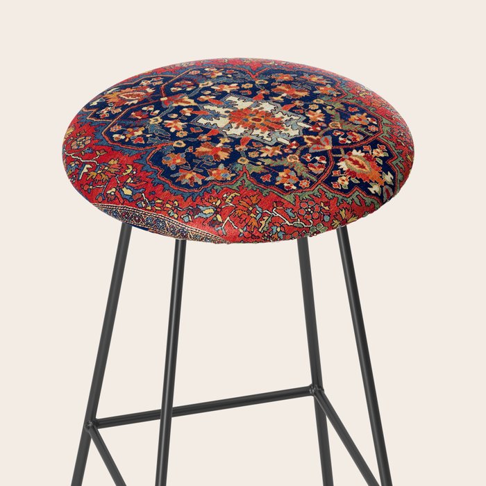 Farahan Arak West Persian Rug Print Stool Gallery Image 2