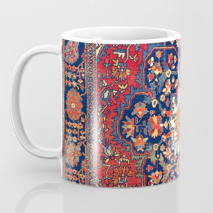 Farahan Arak West Persian Rug Print Coffee Mug Gallery Image 3