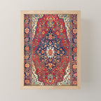 Farahan Arak West Persian Rug Print Mini Art Print Gallery Image 1