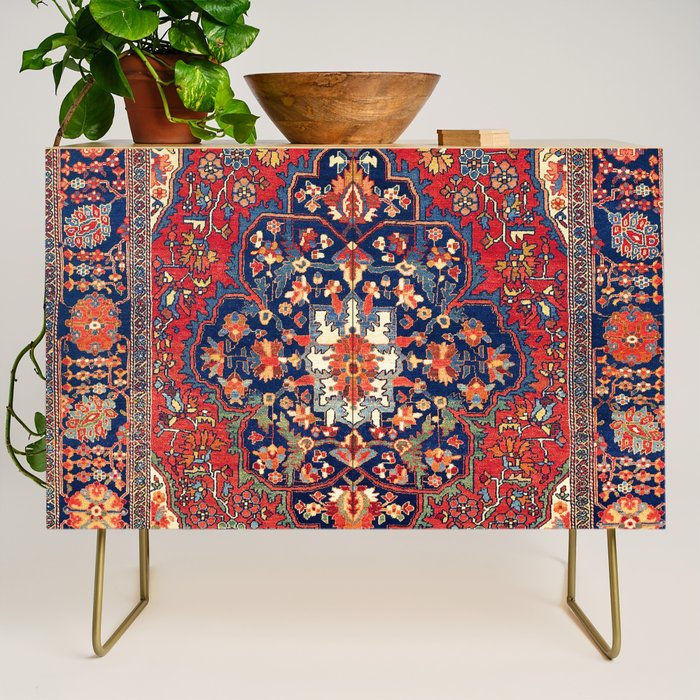 Farahan Arak West Persian Rug Print Credenza Gallery Image 1