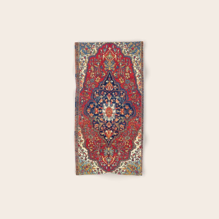 Farahan Arak West Persian Rug Print Bath Towel Gallery Image 1