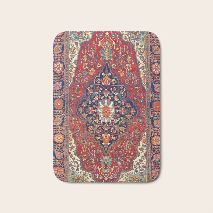 Farahan Arak West Persian Rug Print Bath Mat Gallery Image 1