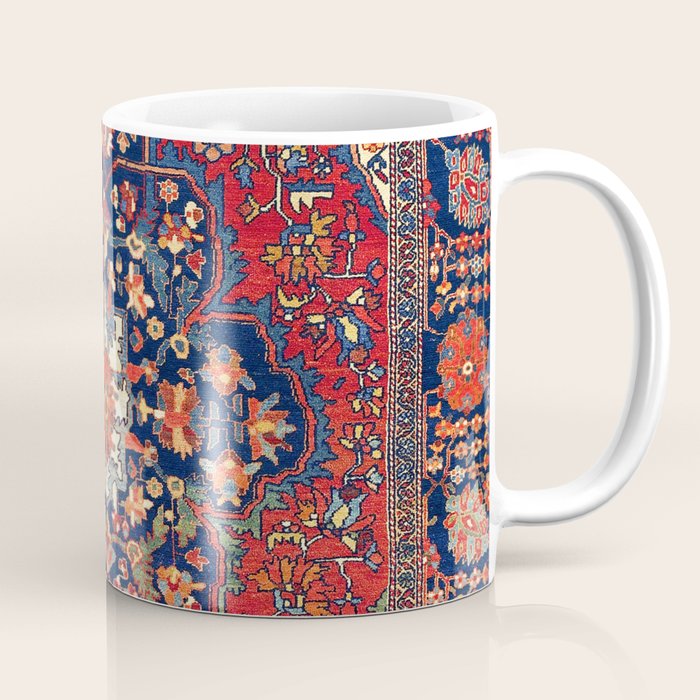 Farahan Arak West Persian Rug Print Coffee Mug Gallery Image 1