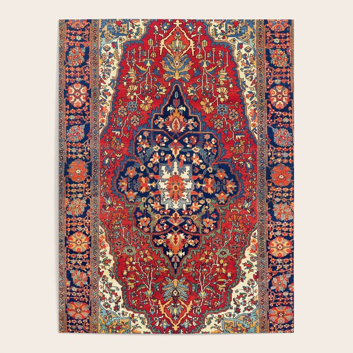 Farahan Arak West Persian Rug Print Poster Gallery Image 4