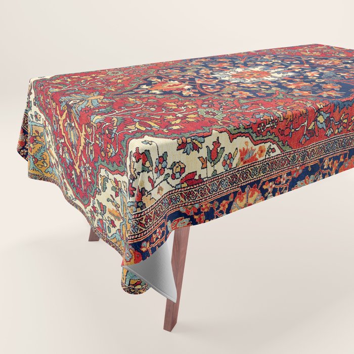 Farahan Arak West Persian Rug Print Tablecloth Gallery Image 1