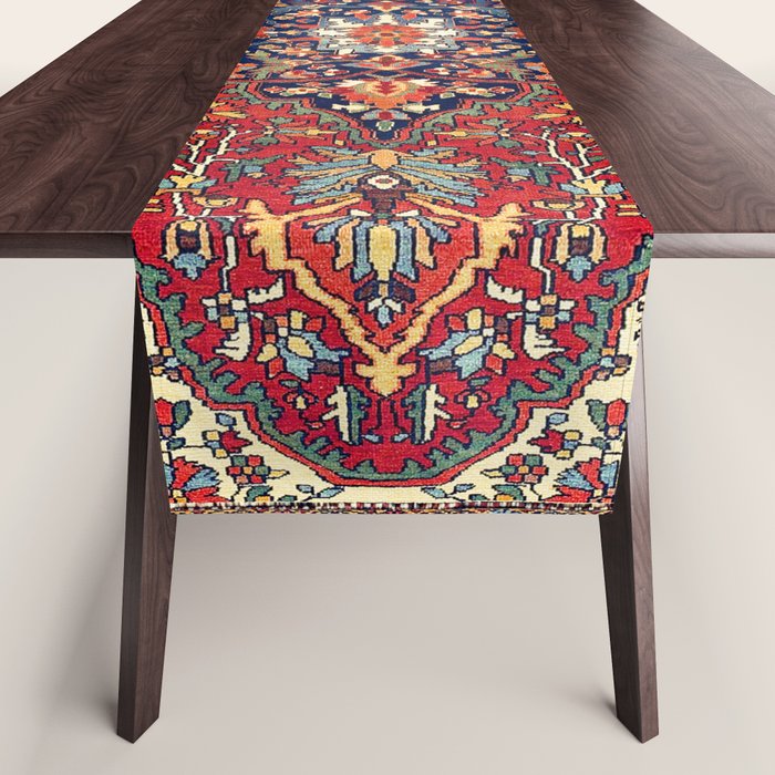 Farahan Arak West Persian Rug Print Table Runner Gallery Image 1