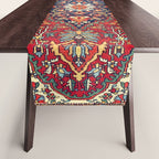 Farahan Arak West Persian Rug Print Table Runner Gallery Image 1