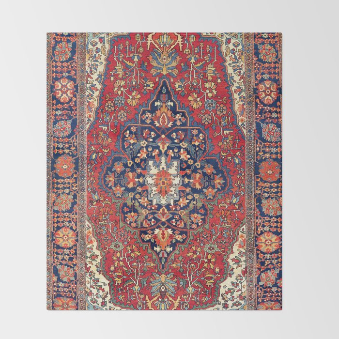 Farahan Arak West Persian Rug Print Throw Blanket Gallery Image 2