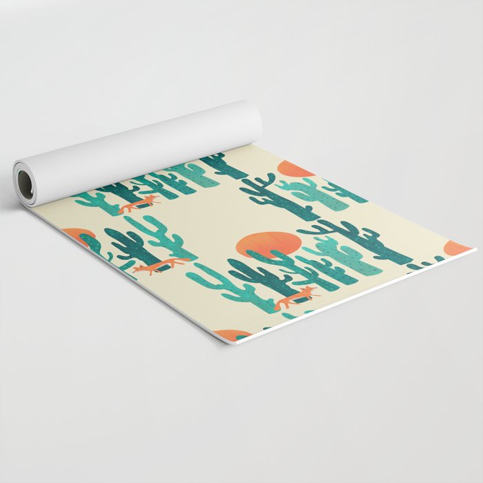 Desert fox Yoga Mat Gallery Image 2