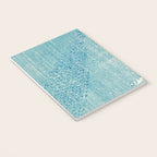 Japanese Swans Vintage Illustration by Taguchi Tomoki 1860-1896 Peaceful Blue Tranquil Minimalist Notebook Gallery Image 3