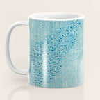 Japanese Swans Vintage Illustration by Taguchi Tomoki 1860-1896 Peaceful Blue Tranquil Minimalist Coffee Mug Gallery Image 3