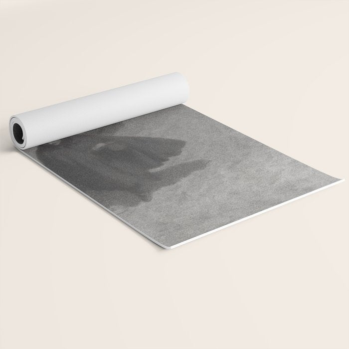 Edgar Allan Poe Walking the Bronx's High Bridge black and white lithograph  Yoga Mat Gallery Image 2