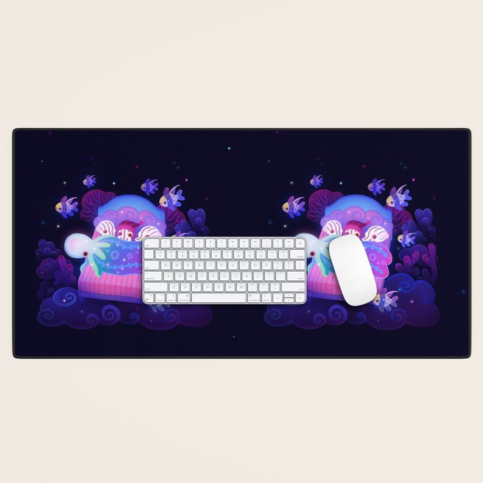 Blanket octopus Desk Mat Gallery Image 1