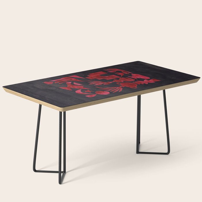 Crimson Village At Night  Coffee Table Gallery Image 1