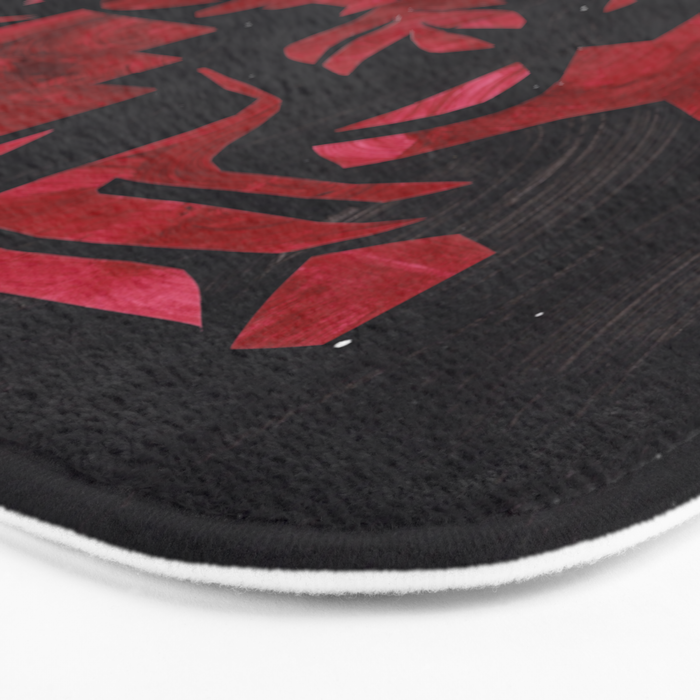 Crimson Village At Night  Bath Mat Gallery Image 3