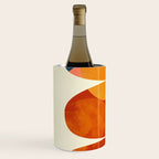 mid century geometric shapes autumn Wine Chiller Gallery Image 2