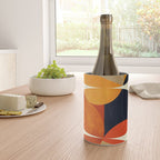 mid century geometric shapes autumn Wine Chiller Gallery Image 4