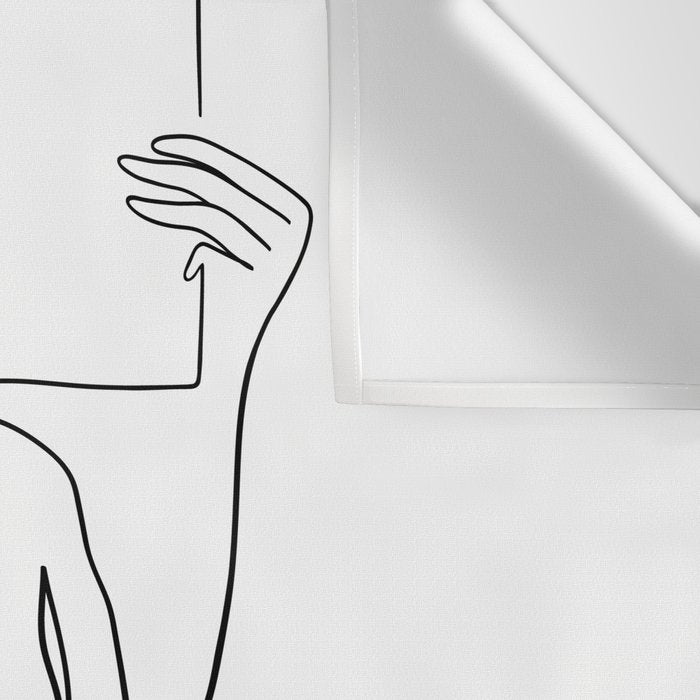 Reading Naked n.2 Wall Tapestry Gallery Image 3