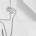 Reading Naked n.2 Wall Tapestry Gallery Image 3