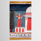 Gauri Ragini Mughal Indian Painting Illustration Tablecloth Gallery Image 2