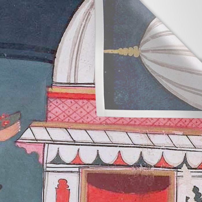Gauri Ragini Mughal Indian Painting Illustration Wall Tapestry Gallery Image 3