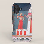 Gauri Ragini Mughal Indian Painting Illustration iPhone Case Gallery Image 1