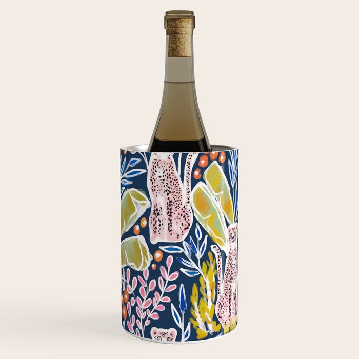 Pink Cheetah Wine Chiller Gallery Image 3