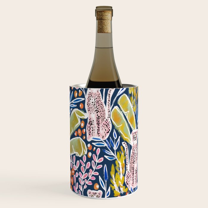Pink Cheetah Wine Chiller Gallery Image 2