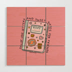 Cancer Zodiac Notebook Wood Wall Art Gallery Image 1