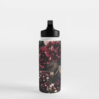 Vintage bouquets of garden flowers. Roses, dark red and pink peony.  Water Bottle Gallery Image 3