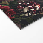 Vintage bouquets of garden flowers. Roses, dark red and pink peony.  Welcome Mat Gallery Image 2
