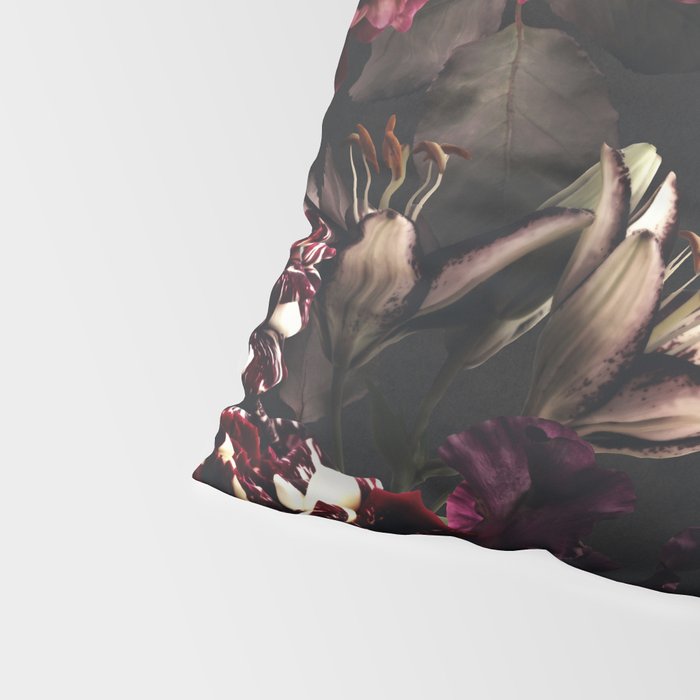 Vintage bouquets of garden flowers. Roses, dark red and pink peony.  Pillow Sham Gallery Image 4