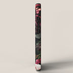 Vintage bouquets of garden flowers. Roses, dark red and pink peony.  iPhone Case Gallery Image 2